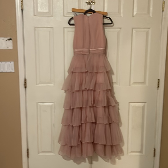 Mac Duggal Tiered Pink Gown - Picture 3 of 5